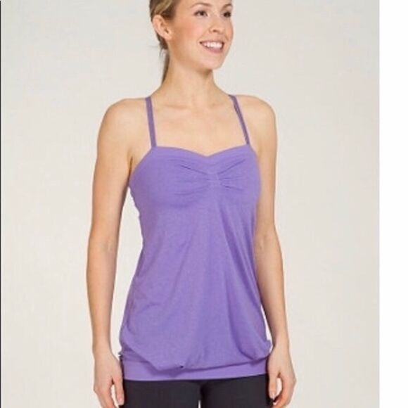 LULULEMON Lavender Pure Focus Tank Yoga Top Size 4 - Picture 11 of 11